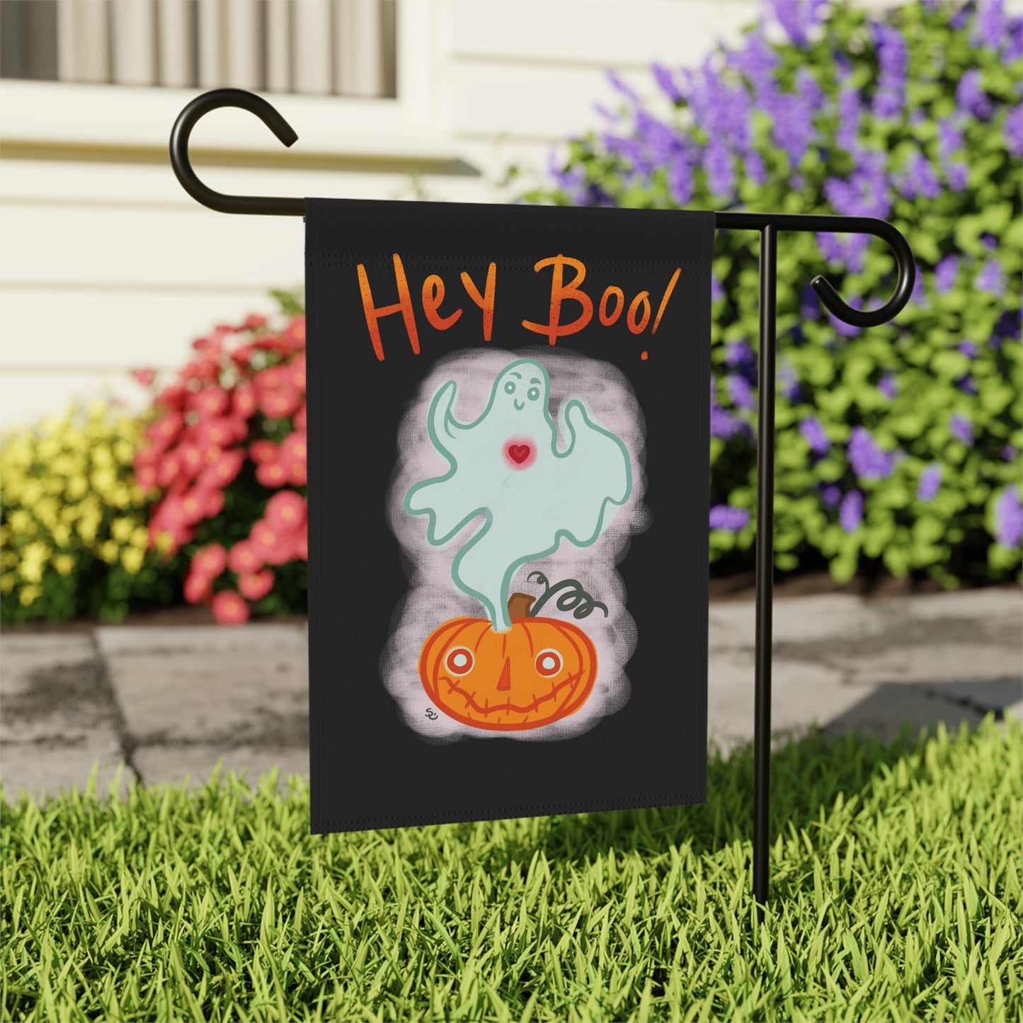 Hey Boo! Garden & House Banner