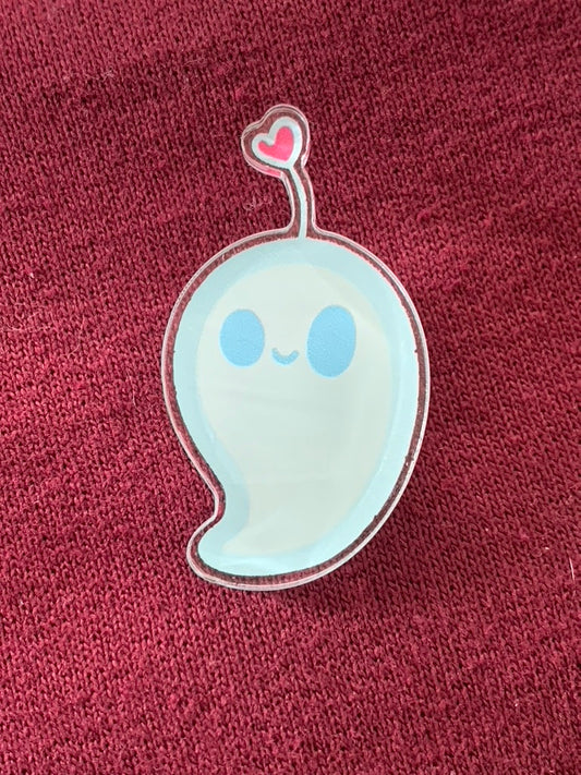 Love Ghost Acrylic Pin