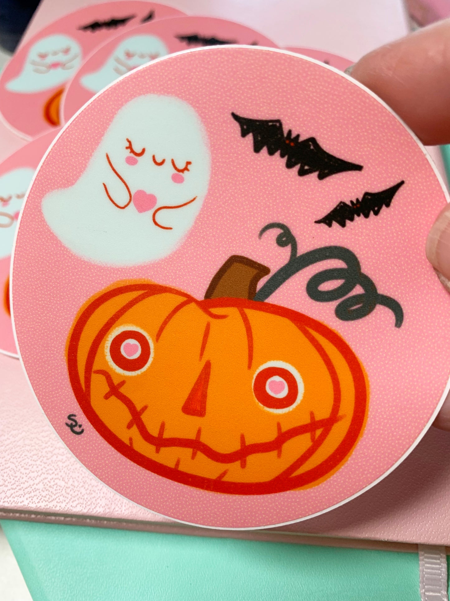 Spooky Loves Vinyl Sticker