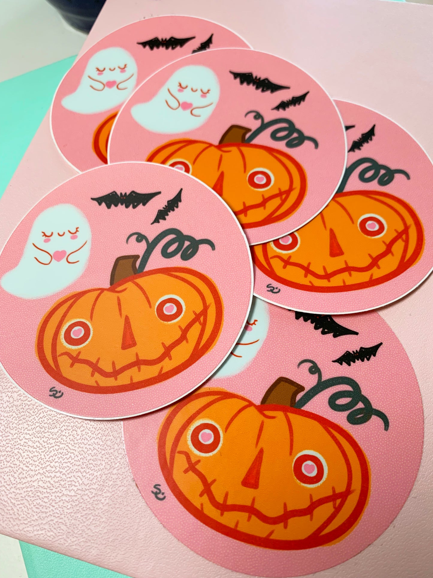 Spooky Loves Vinyl Sticker