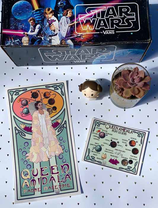 Queen Amidala Art Print