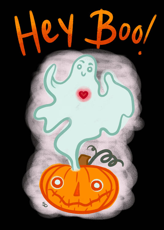 Hey Boo! Post Card