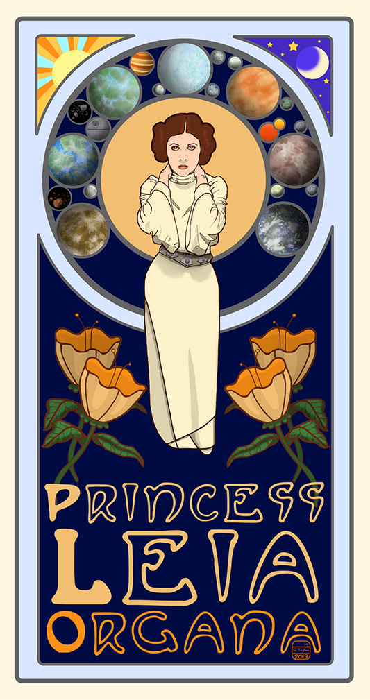 Princess Leia Art Print