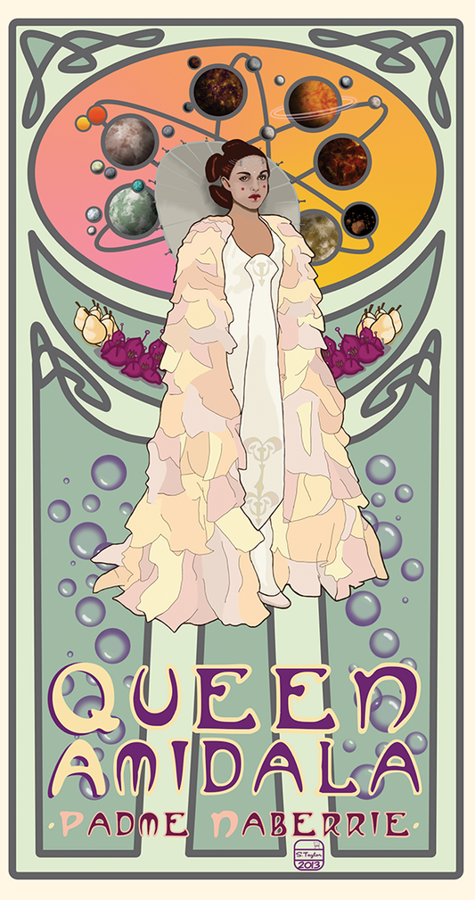 Queen Amidala Art Print