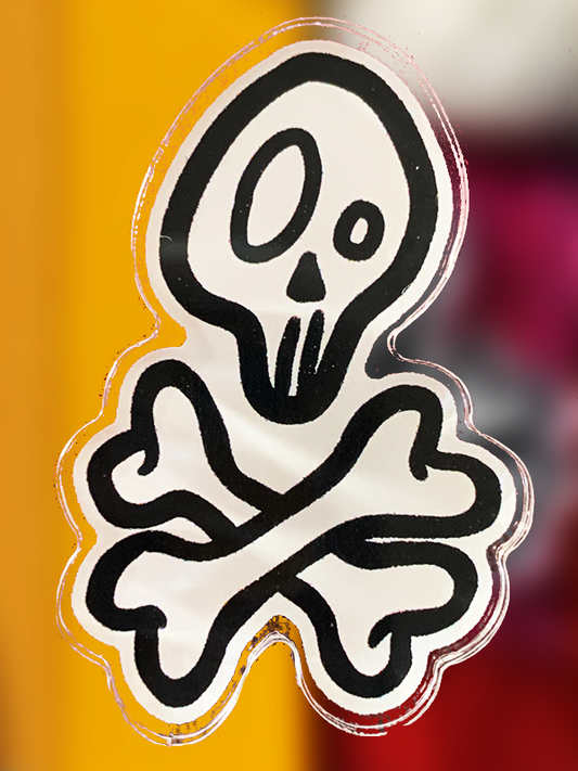 Skull & Crossbones Acyrlic Pin