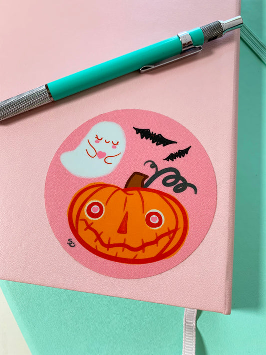 Spooky Loves Vinyl Sticker