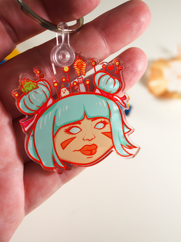 Yoshiko & Friends Kawaii Acrylic Keychain