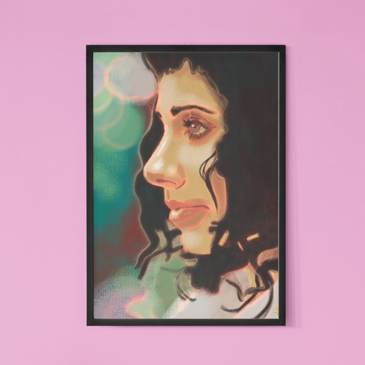 PJ Harvey Framed Fine Art Print by Shona Taylor
