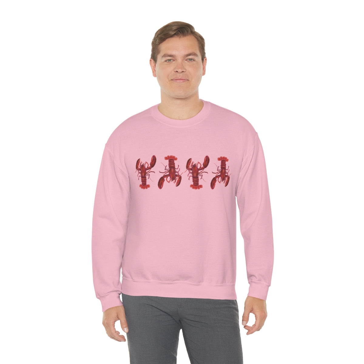 Lobsters Crewneck Sweatshirt - Unisex Premium Sweater - Maine Lobster Art - Nautical Shirt