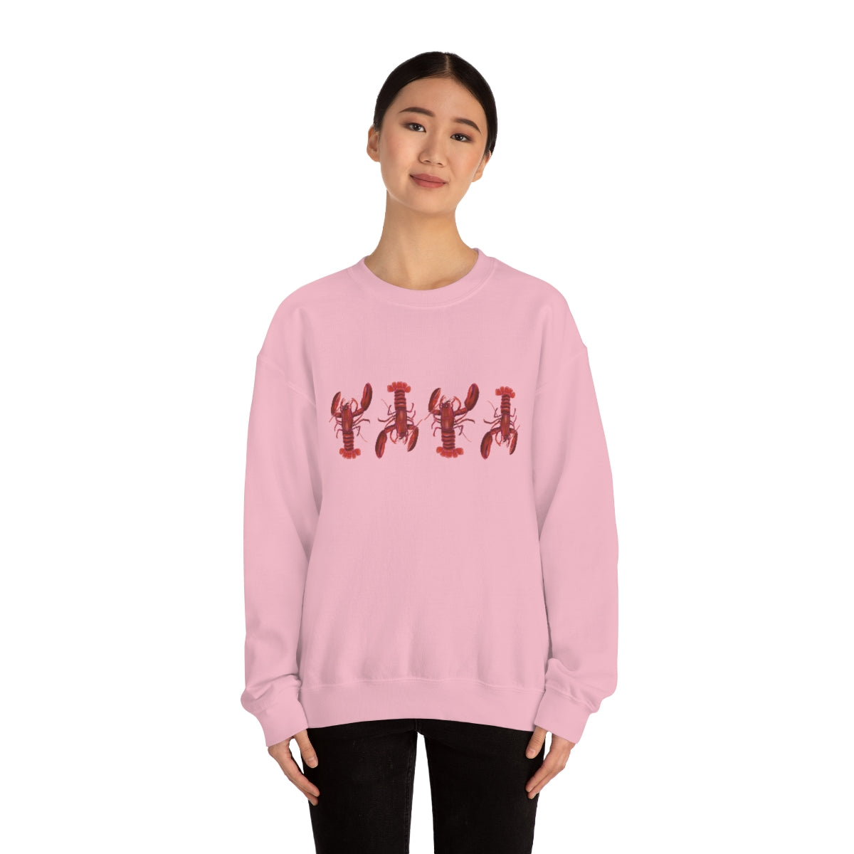 Lobsters Crewneck Sweatshirt - Unisex Premium Sweater - Maine Lobster Art - Nautical Shirt